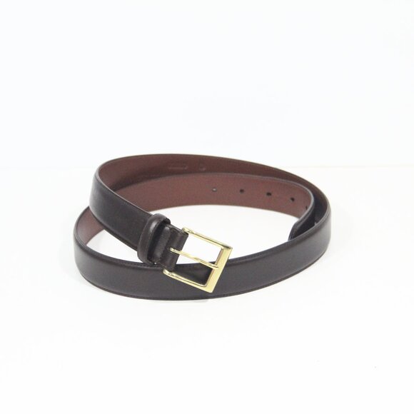 Coach Other - Coach Vintage Belt Men sz 38 Brown Leather Brass Buckle Classic style